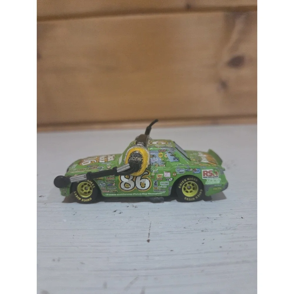 Disney Pixar Cars Diecast Vehicle Chick Hicks 86 Headset Pit Crew Toy Mattel